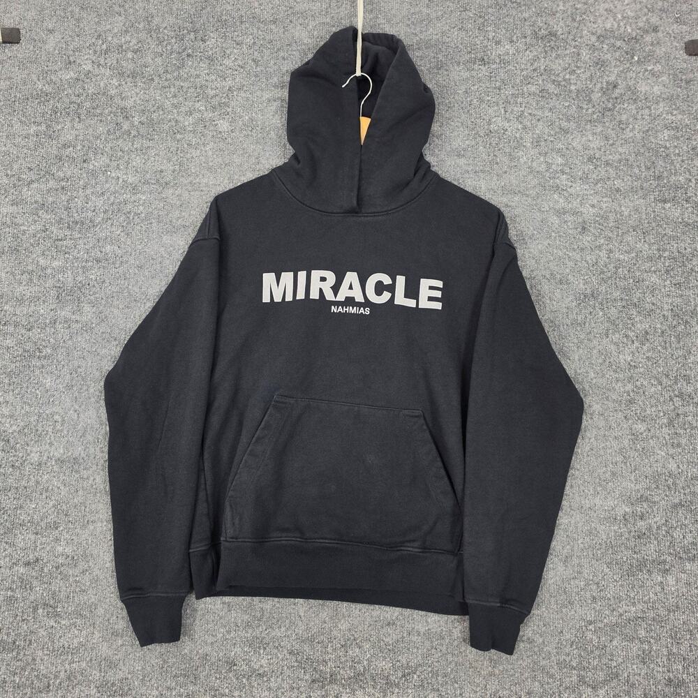 Nahmias Hoodie Mens Small Ssense Exclusive Miracle Pullover Black Streetwear